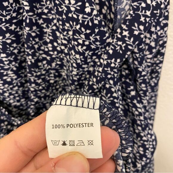 Keluummi micro Floral Maxi Wrap Dress Empire Waist flutter ruffle v neck plus 24 - Picture 9 of 14